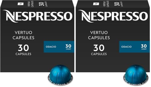Image of Nespresso Capsules Vertuo,Odacio,Medium Roast Coffee,30-Count Coffee Pods,Brews 7.8oz.,(Pack of 2)