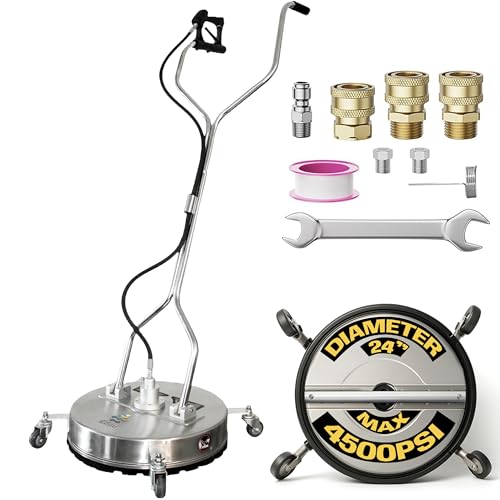 EDOU Floor Pressure Washer Attachment - 20 Inch Surface Washer for Pressure Washer Concrete Cleaner...