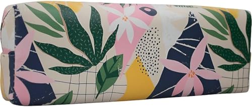 Estojo Escolar Tropical, Design Floral e Natureza, Estampado Estampa:Flores. Deixe Sua Rotina Escolar mais Alegre e Colorida com este Estojo Incrível!