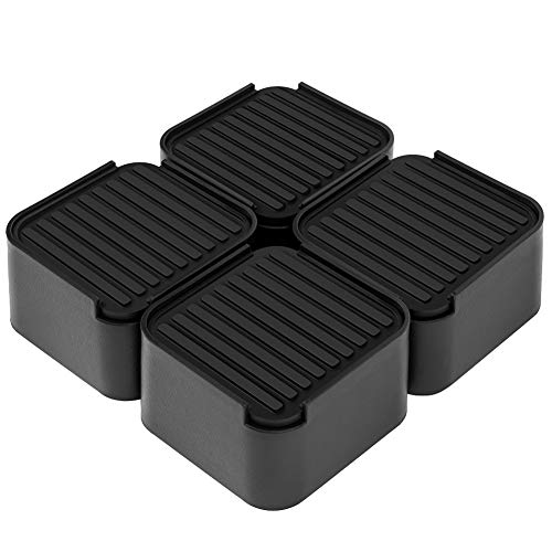 Uping 4 stuks Wasmachine Voeten Pads,Anti Vibration Pads,Anti-slip kussen, Ideale Protector Matten om op hun plaats te houden voor alle Wasmachine droger, Vochtbestendig, Verhoog de hoogte