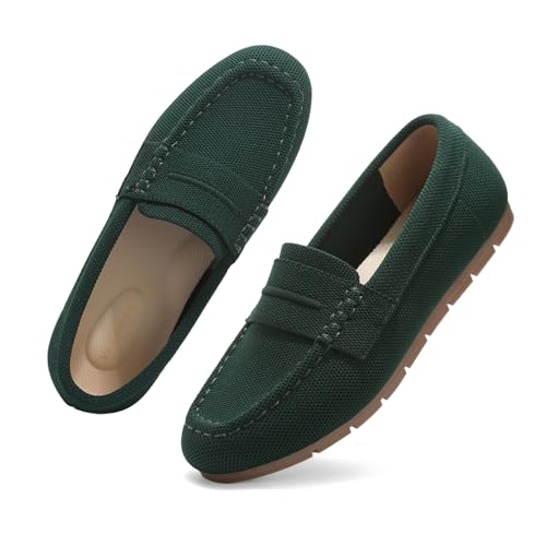Image of Vespiero Loafers for Women Comfortable Slip on Work Flats Shoes Womens Dressy Casual Walking Shoes