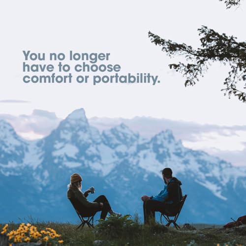 CLIQ Portable Chair Version 1.0 - Lightweight Folding Chair for Camping - Supports 300 Lbs - Perfect for Outdoor Adventures - Black Bundle4