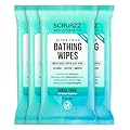 Extra Large Adult Bathing Wipes - Disposable Body Cleansing Wipes for Men, Women & Elderly - Great for Gym, Camping, Post Surgery - No Rinse Shower Bath Wipes - 40 Count