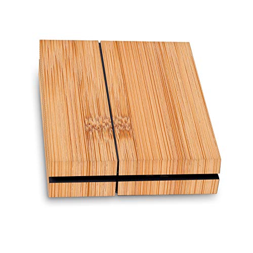 Skin PS4 bambou marron clair autocollant vinyle PLdesign pour console Sony PlayStation 4