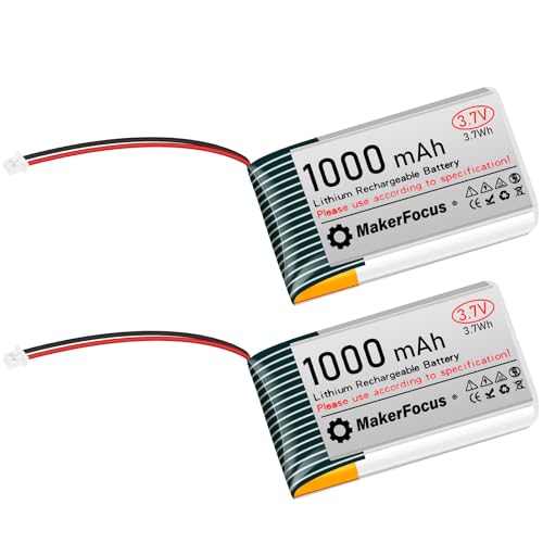 YELUFT 2 Stück 3,7 V 1000 mAh Lithium Polymer Wiederaufladbare Batterie 1S 1C LiPo-Akku mit Schutzplatte und JST 1,25 Stecker für ESP32 Entwicklungsboard, Mesh Node T114, Elektronische Geräte YELUFT 2 Stück 3,7 V 1000 mAh Lithium Polymer Wiederaufladbare Batterie 1S 1C LiPo-Akku mit Schutzplatte und JST 1,25 Stecker für ESP32 Entwicklungsboard, Mesh Node T114, Elektronische Geräte
