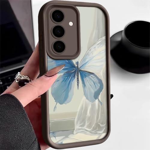 Coque Samsung A34 5G papillon café le cadeau parfait pour vos proches