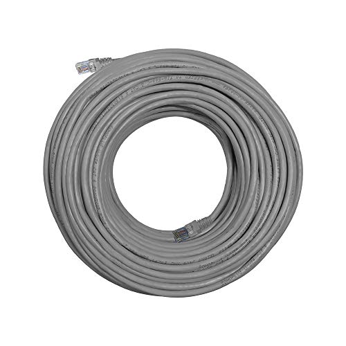 Cabo de rede Furukawa crimpado cinza RJ45 cat6 30 metros