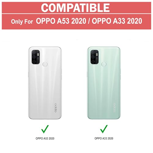 Image of Zapcase Back Case Cover for Oppo A53 (2020) / Oppo A33 (2020) | Compatible for Oppo A53 (2020) / Oppo A33 (2020) Back Case Cover | Clear Case with Camera Protection | (TPU + PC | Matte Black)