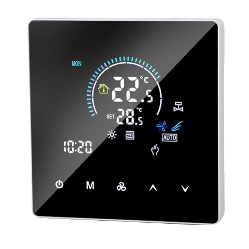 Thermostat programmable pour bureau à domicile et chauffage au sol tactile