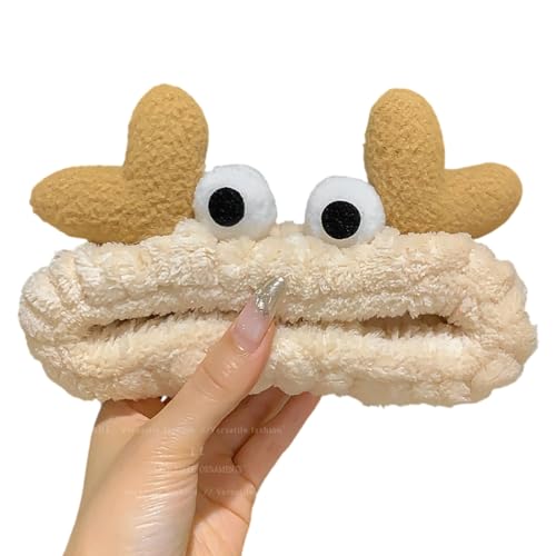 ヘアバンド 洗顔 お風呂 髪飾り 蝶結び ウサギ耳 吸水 速乾 ふわふわ 伸縮性 レディース 化粧 超吸水 伸縮性 柔らかい ヨガ 旅行用 吸水吸湿 おしゃれ 適用するフェイスマスク用(5個) (K)