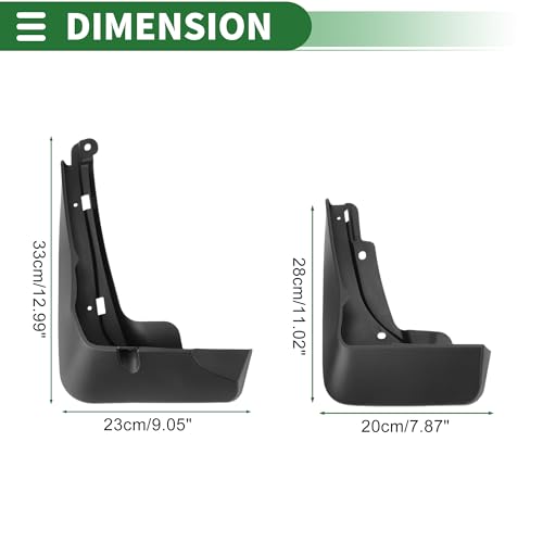 Image of Motoforti Mud Flaps Splash Guards Mud Guards for Honda HRV 2022-2024 W /Mount Accessories