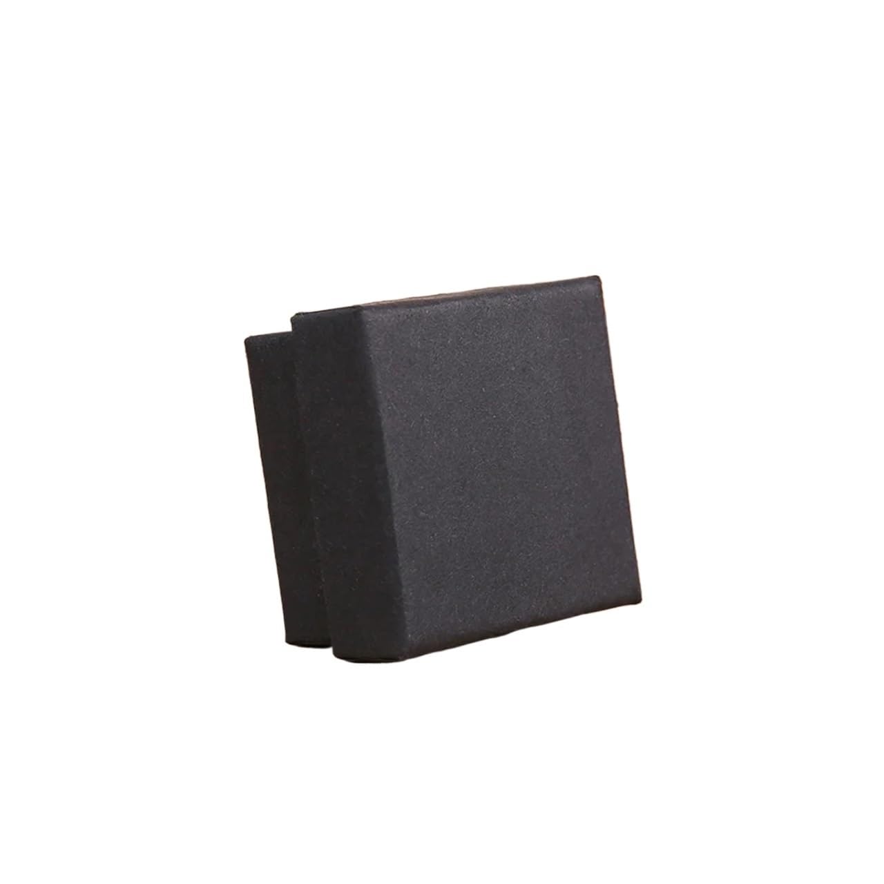 50 pezzi fai da te scatole for imballaggio regalo in cartone Kraft marrone carta nera piccola scatola di sapone mini gioielli anello orecchini organizzatore per Gioielli(Black)