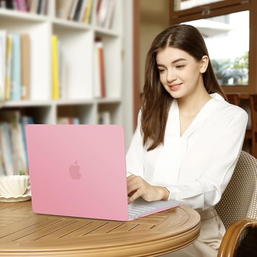 Image of MOSISO Compatible with MacBook Neo Case 13 inch 2026 Release Model A3404 with A18 Pro Chip, 4 in 1 Kit Precision Fit Crack & Scratch Resistant Protective Hard Shell Case Cover, Pink