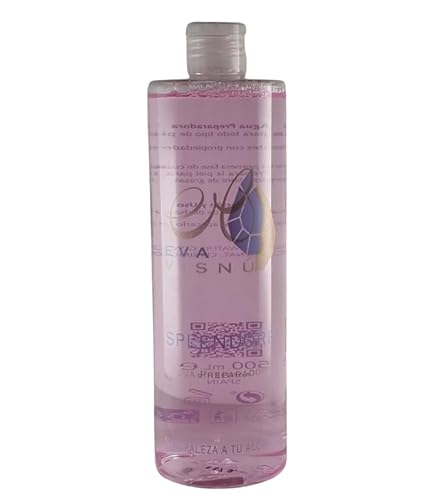 AGUA PREPARADORA (ROSA) EVA VISNÚ 500 ml. Prepara la piel para recibir cualquier tratamiento, dejándola libre de grasas, restos cosméticos y polución.