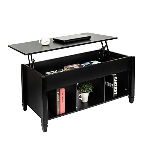D&LE Coffee Table with Lift Top,Modern Living Room Table Large Hidden