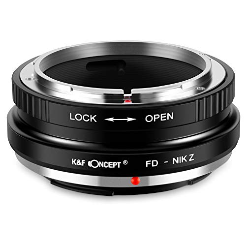 K&F Concept Lens Mount Adapter for FD FL Lens to Nikon Z6 Z7 Camera K&F Concept Lens Mount Adapter for FD FL Lens to Nikon Z6 Z7 Camera