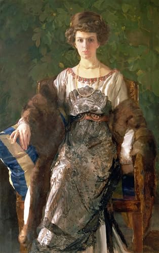 Peinture Portrait d'Ewfimia Nosova pour Décoration Bureau Chic