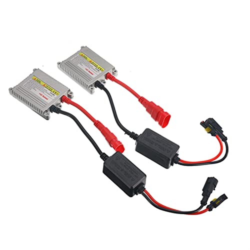 CUPLES 2 Pièces Ballast HID Ultra-Mince 35W DC12V Ballast De Lampe Au Xénon Stabilisateur De Phare De Voiture pour H7 H4 H1 H3 H11 D1R D1S D2R 9005 Module De Ballast Cover