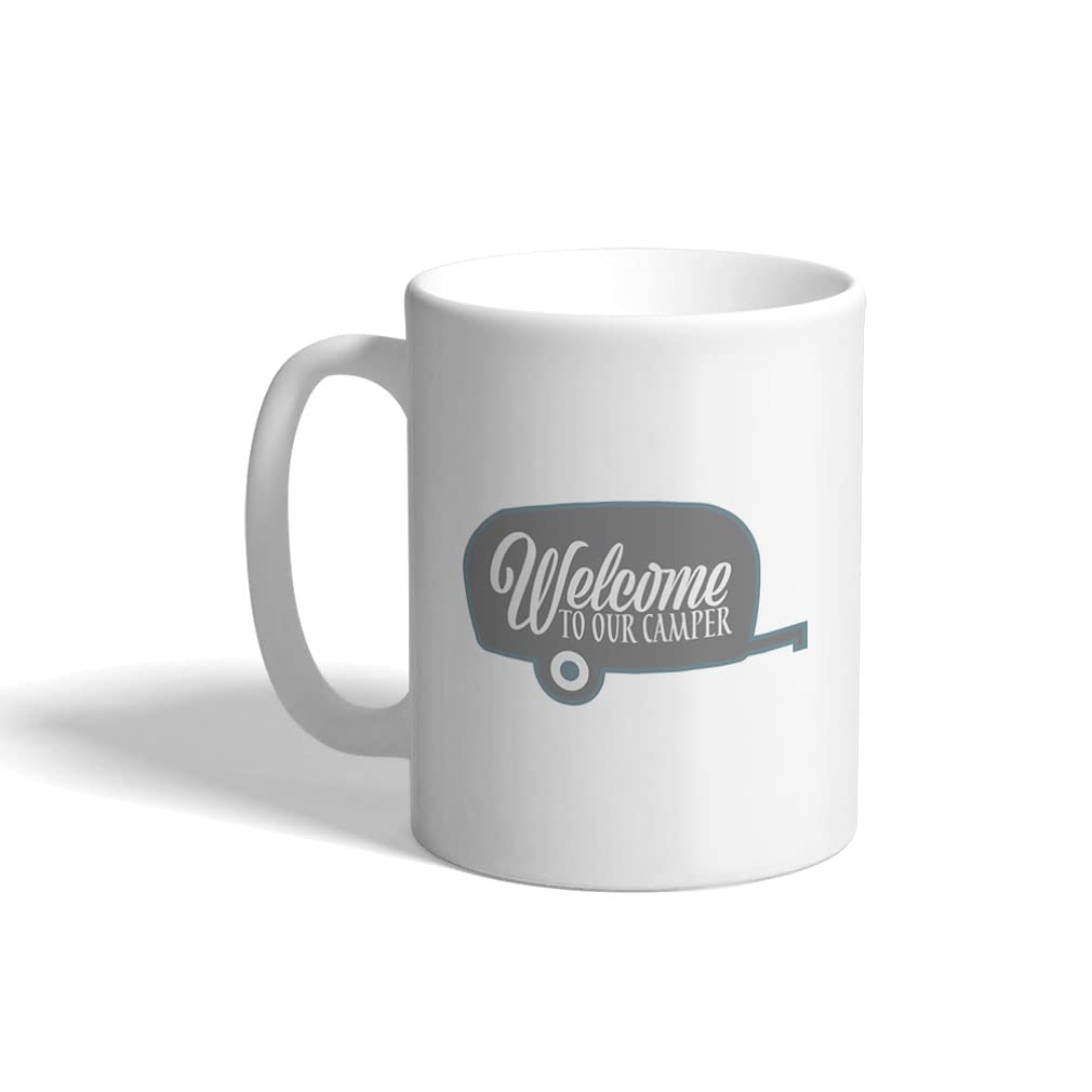Taza De Cerámica En Forma De Caravana, Diseño Divertido, Multicolor, Gran Tamaño, Regalo Original SecureFix Direct