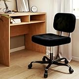 chaise bureau sans roulette ikea 🌟 POLYVALENCE POUR TOUTE LA MAISON : Parfaite pour le bureau à domicile, cette chaise sert également de chaise de coiffeuse élégante ou de fauteuil d'étude. Son look moderne en polaire s'intègre harmonieusement à tout type de décoration intérieure.