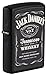 Custom Personalized Zippo Jack Daniel's Classic Windproof Lighter Free Engraving (Black WH)