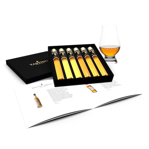 Irischer Whiskey Tasting Probierset 6 Fläschchen Verkostung im Geschenkset