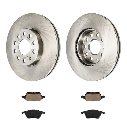 Image of KAX Front Brake Kit Fits Volkswagen Jetta 2005-2014, Eos 2009-2012
