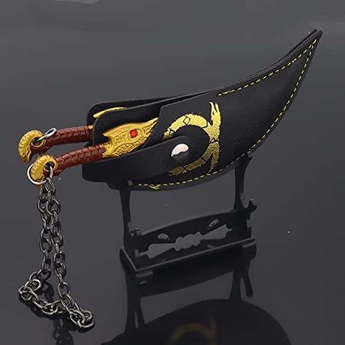 Vxaaaz God Of War Ragnarök Action Figures Desktop Motion Toys Game Collection Desk Decoration Backpack Pendant Gift (Katros' 6Main Weapon Gift Box) #TOP6