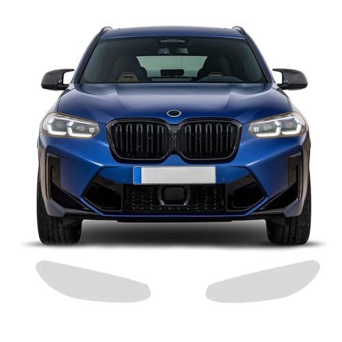 Autoscheinwerfer Schutzfolie für BMW X3M F97 Competition 2022-2024,Autoscheinwerfer-Schutzfolie Anti-Kratz-Folie TPU-Aufkleber Zubehör