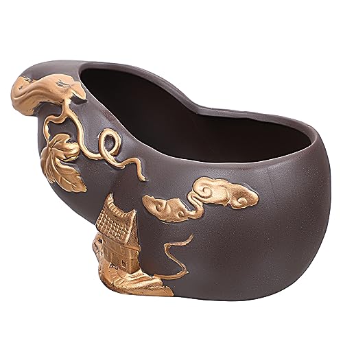Cabilock Gres Olla De Cerámica Olla Decorativa Macetas Interior Bonsai Macetas Macetas para Plantas De Interior Cerámica Macetas Suculentas Plantas Decoración Cactus Olla Cerámica