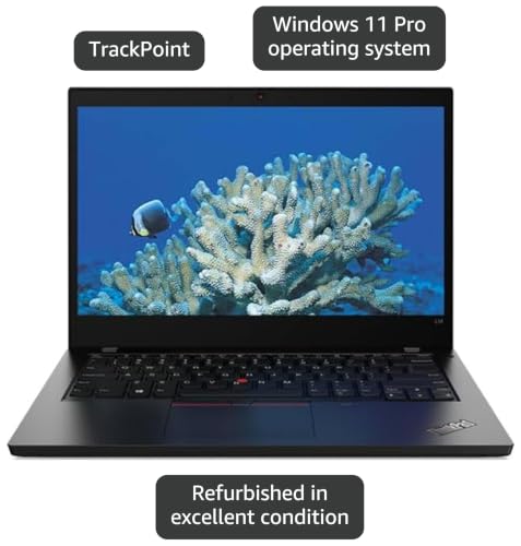 Image of Lenovo ThinkPad L14 Laptop Computer, 14in Business Laptop L14 PC, Thinkpad L14 AMD Ryzen3 4450 Processor, 16GB RAM, 512GB SSD, Win11 pro (Renewed)