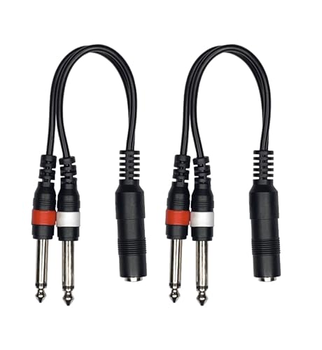 Câble répartiteur stéréo TRS femelle pour brancher vos instruments sur table de mixage de scène
