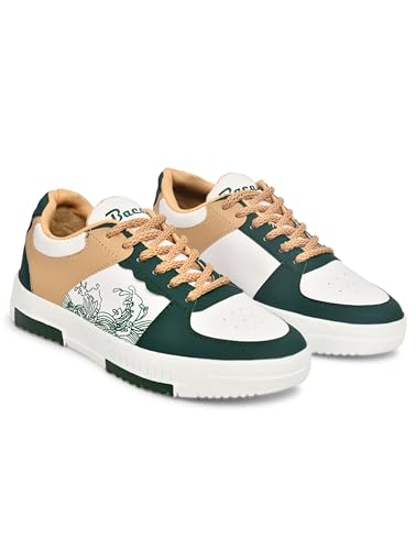 Image of CHICAGO-01 Stylish Casual Mid Top Sneaker and Trendy Shoes with Laces for Men & Boys, Perfect, College, Parties and Outings, Lightweight, Comfortable, and Durable for All-Day Use