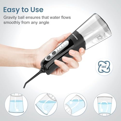 50% Off INSMART Wireless Dental Water Flosser with 10.1 oz Tank - Image 5