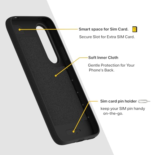 Image of Pikkme Back Cover for Vivo V70 FE 5G Camera Protection 3D Hexa Cube Design Silicone Protective Bumper Case (Black)