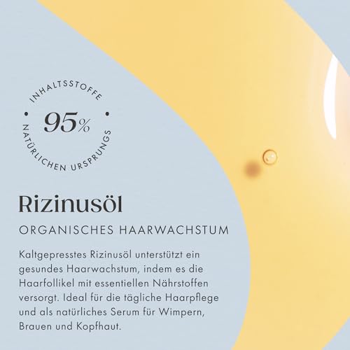 Foto von Satin Naturel Bio Rizinusöl kaltgepresst 200ml, 100% rein