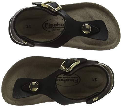 Fischer Rosi, Infradito Bambina, Nero (Schwarz