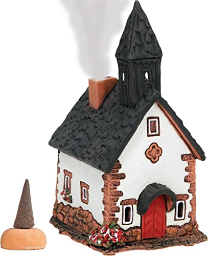 Midene en céramique de Noël Bougeoir Maison en Tyrol du Sud. Fait à la Main. R290 Petite Taille