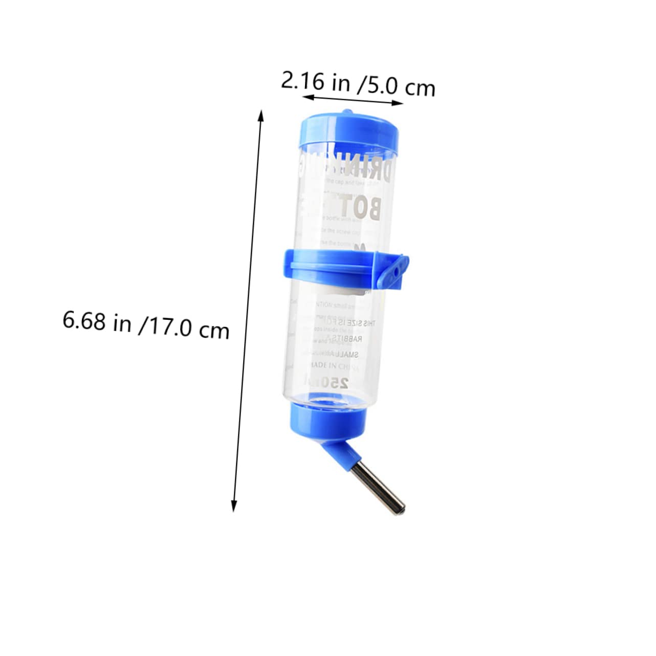 BESPORTBLE Chinchilla Cage Water Dispenser 2pcs Rabbit Water Bowl Small Pet Drinking Bottle Durable Leakproof