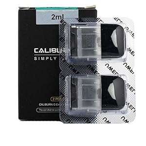Uwell Caliburn G Pod Cartridge with 0.8 ohm Coil 2ml Capacity Tank Refillable Atomizer For Caliburn G Pod System Kit Sans nicotine ni tabac Sans nicotine