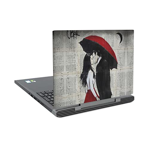 Peau Autocollant Dell Inspiron 15 7000 LouiJoverArt Encre Rouge au Café