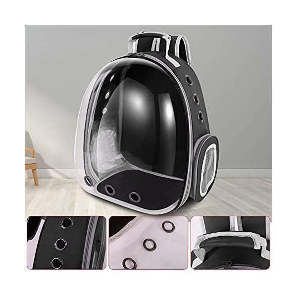 Cat-Backpack-Carrier-Airline-Approved-Pet-Carrier-Backpack-for-Traveling-Hiking-Outdoor-Pet-Backpack-or-Cat-Bag-Carrier-Cat-Carrier-Backpacks-Black Cat Backpack Carrier - Airline Approved for Traveling, Hiking, and Outdoor Adventures