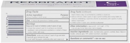 REMBRANDT GENTLE WHITE Toothpaste (formerly Canker Sore) - 3 Ounces (Pack of 3)