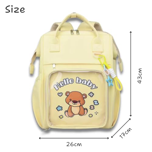 Image of Aavjo , Baby Diaper Bag for Mother, Maternity Backpack, Baby Travel Bag, Waterproof Diaper Pouch