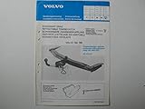  Volvo 740, 760 Einbauanleitung – schwenkbare Anhängekupplung – Original