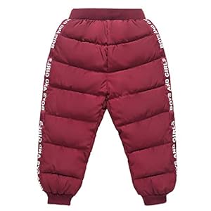 Happy Cherry Kinderwinterbroek, lichte donsbroek, baby, dikke warme sneeuwbroek met elastische band, winddicht…