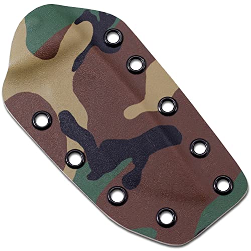 Image of KYDEX Sheet - (Infused Print) - (12in x 12in) - (Woodland Camo) - (1 Sheet) - (for Holster Making & Hobby) - (USA Made)
