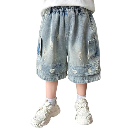 Short en jean pour garçon confortable et léger qui ne bouloche pas