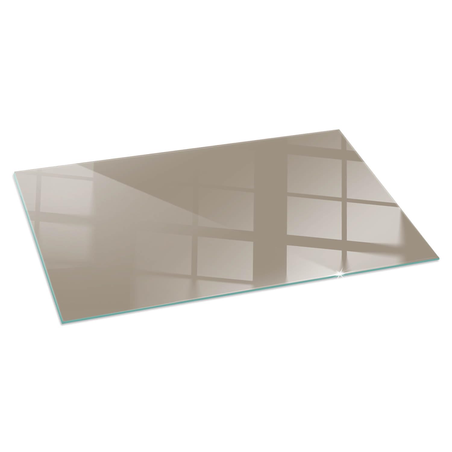 Verre trempé de cheminée résistant à la chaleur plaque anti-étincelles 100x50 cm