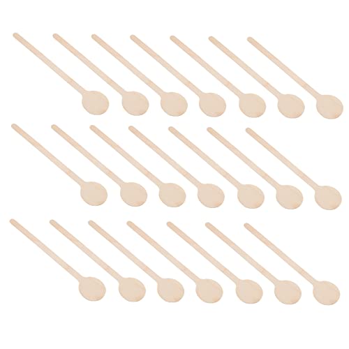 OUNONA 1set Wooden Stirring Rods for Coffee Juice and Cocktails Versatile Mixing Sticks for Home Office and Parties for Iced Tea and Sundaes 50pcs